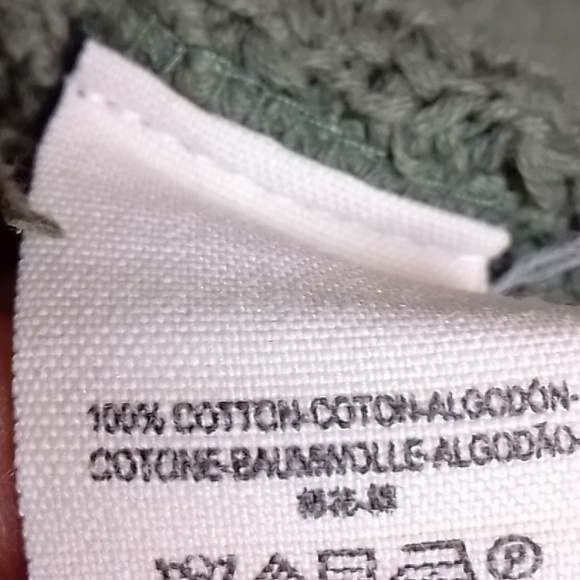 Free people open shoulder 100% cotton green small - Picture 5 of 6